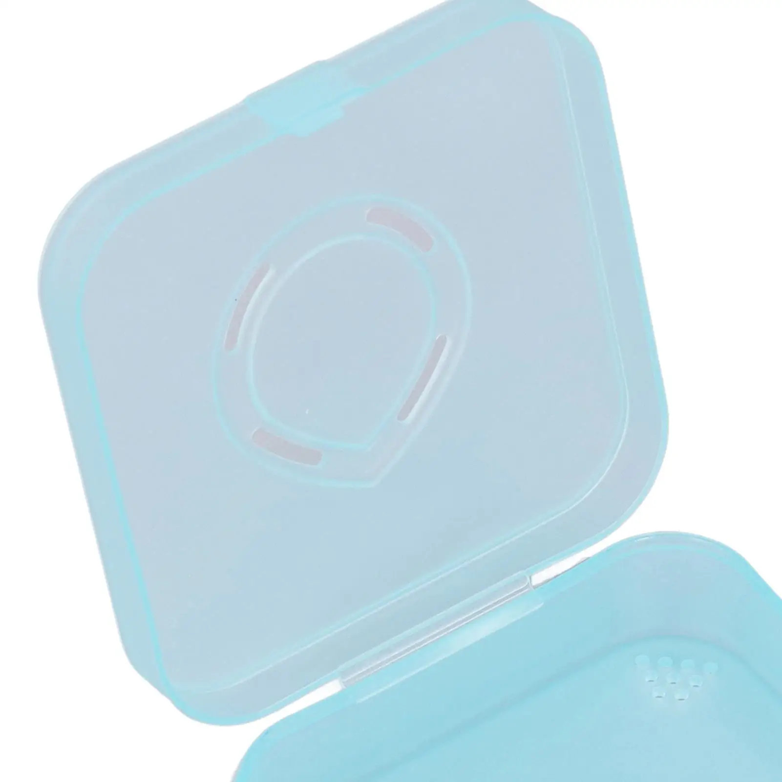 Petite boîte de rangement en plastique pour éponge de maquillage, conteneur de houppette, mini perle, 5 pièces