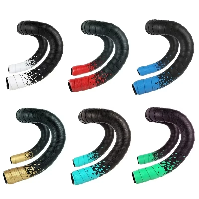 Road Bike Tapes Anti-Slip Bicycle Handleba Tape Speed Racing Bicycle Handles Shock Absorber Handlebar Ribbon 2150*30*3mm