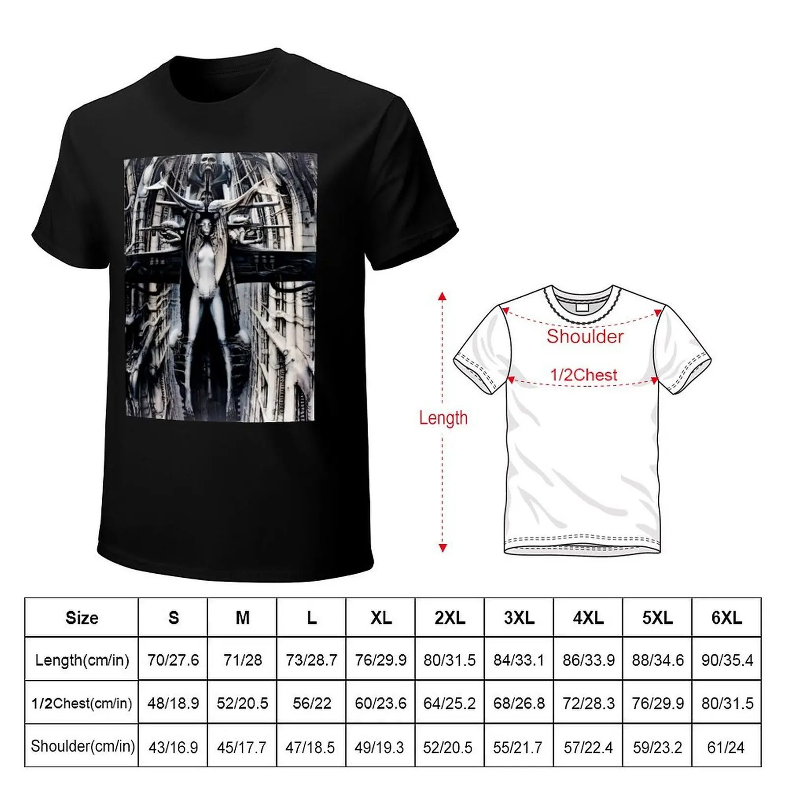 HR Giger Steampunk Xenomorph T-Shirt Performance Dry Fit T-Shirt