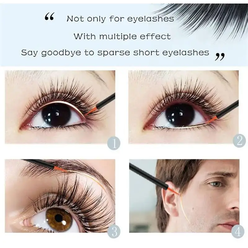 Eyelash Growing Serum Promotes Thicker Lashes Enhancing Liquid Fast 7 Days Natural Eyelash Enhancer Eye Care Products Makeup