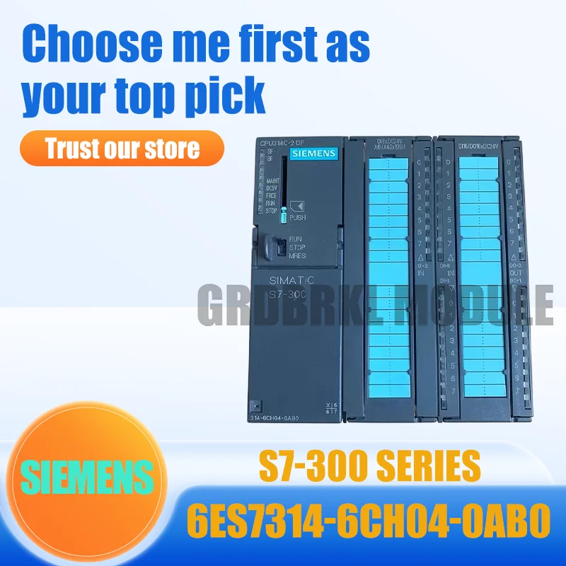

New Original 6ES7314-6CH04-0AB0 6ES7 314-6CH04-0AB0 SIEMENS CPU314C-2DP S7-300 Compact PLC Controller