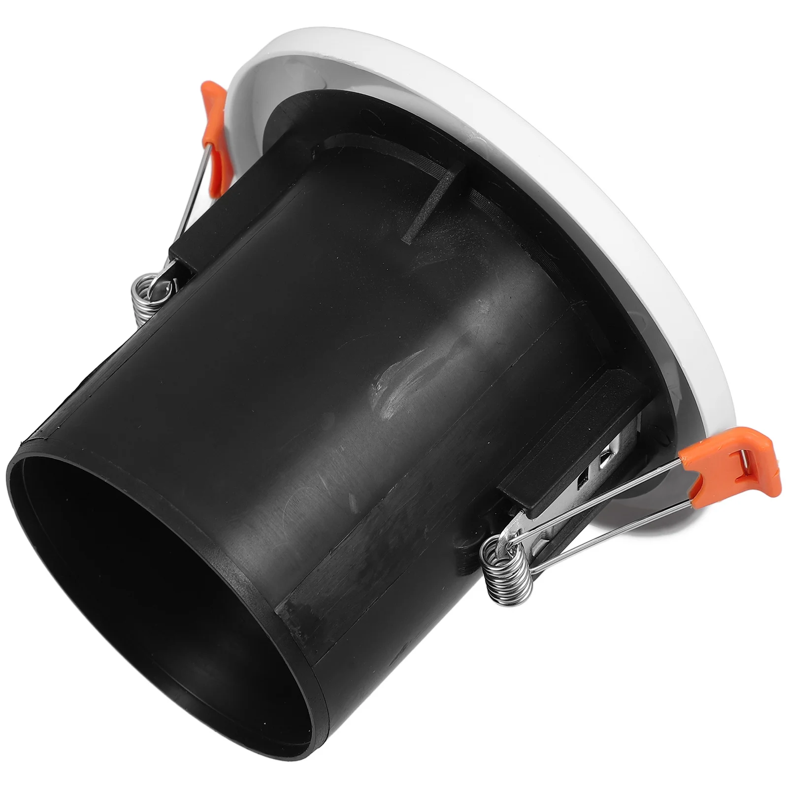 صمام هواء دائري ABS مع آلية الربيع فتحة توزيع السقف المستديرة لنظام تهوية سقف الحمام والمكتب المنزلي