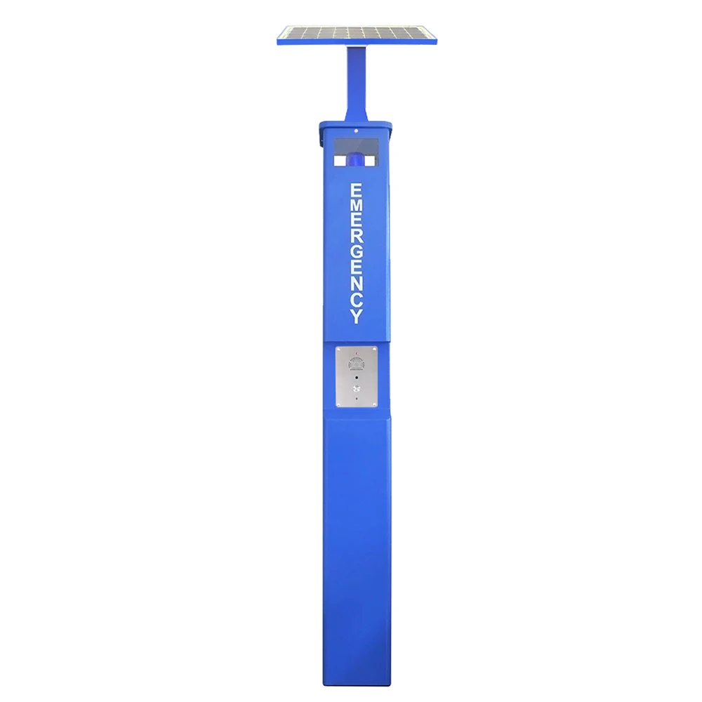 University Emergency Call Box Highway SOS Help Call Point Phone Tower Pole VoIP Campus Help Call Station Telephone Pillar