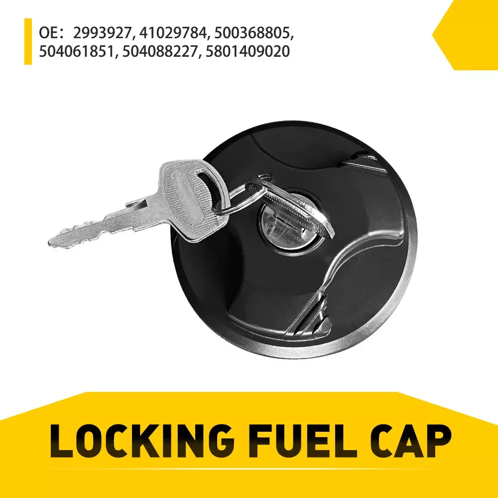 Für Fiat 500/500C 2007-2016 Kraftstoff Benzin Diesel Füllstoff Locking Tank Kappe Mit 2 Schlüssel Auto Ersatzteile zubehör