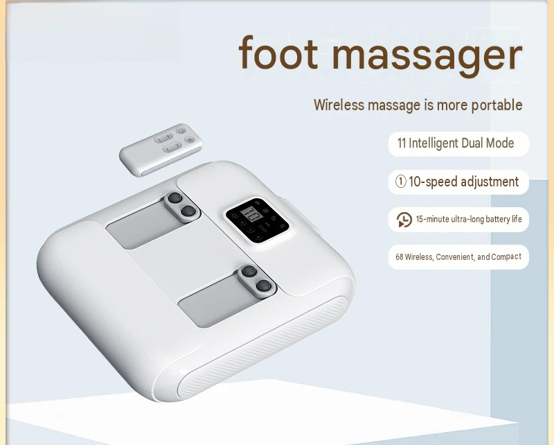 Foot Massager, Automatic Foot Massage Machine, Acupressure Points, Relaxation, Foot Reflexology, Home Pedicure Device
