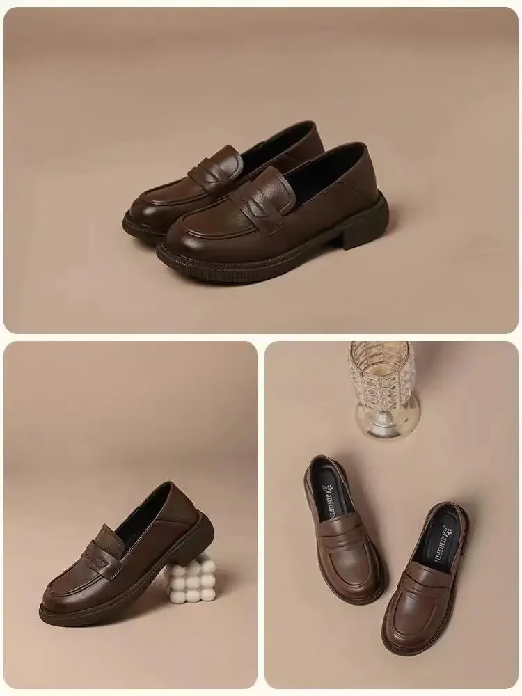 Damen-Loafer mit weicher Sohle - Bequeme Slip-On Flats, geeignet für Pendeln und Freizeitkleidung, minimalistisches Design, Mutter-Schuhe – Detail 20