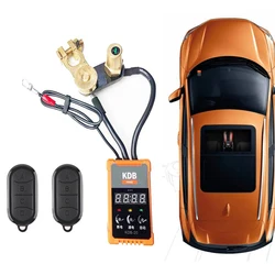12V Car Battery Protector , Disconnect Switches w/ LED Digital Voltmeter Display , Universal Auto Starter Dual Remote Control