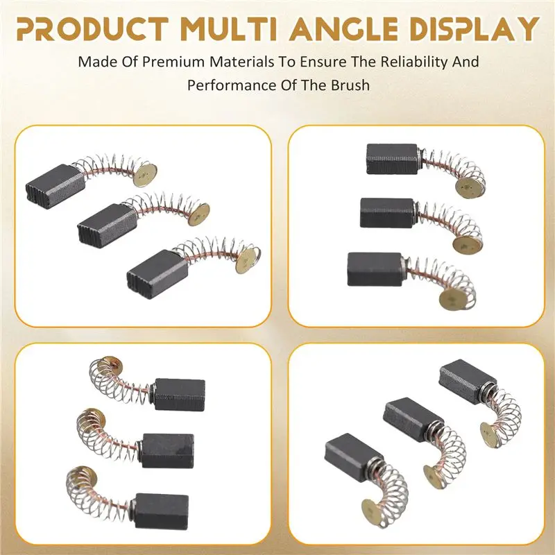 ABWZ-36 PCS Carbon Brushes For Angle Grinder 5X8x13mm For Hand Drill/Sander Electric Drill Tools