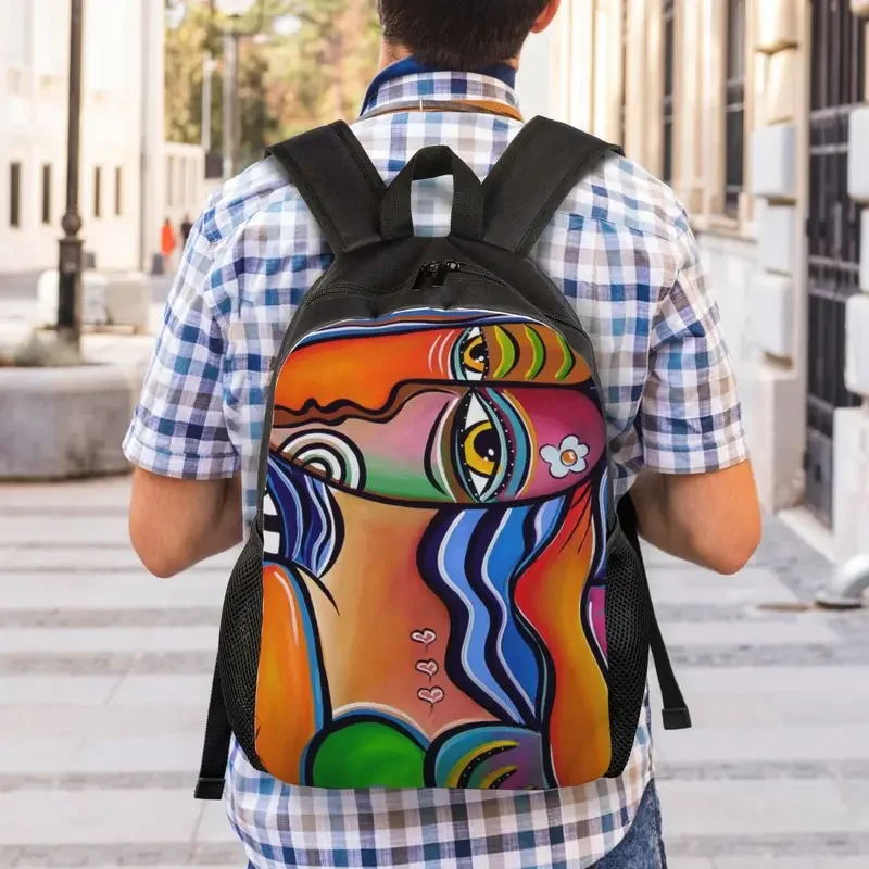 Personalized Pablo Picasso Backpacks Men Women Casual Bookbag for College School Bags