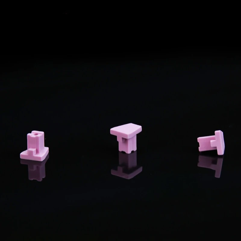 Ceramic single-thread single-body firing rack, ceramic pin base, high temperature resistant for kilns and porcelain furnaces.