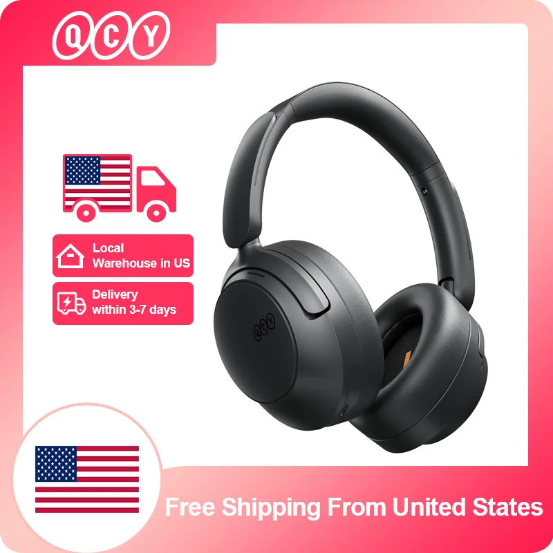 H3S Over-Ear Wireless Headphones – Hi-Res LDAC Audio, Spatial Sound, Bluetooth 6.0, -56dB Adaptive ANC & 102H Long Battery Life 1