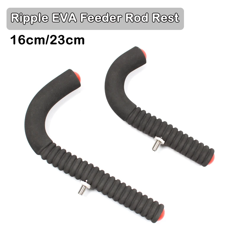 

1 Pieces Ripple EVA Feeder Rod Rest Carp Fishing Tool Ripple EVA To Protect Feeder Fishing Rod With 3/8″ BSF Thread Tackle