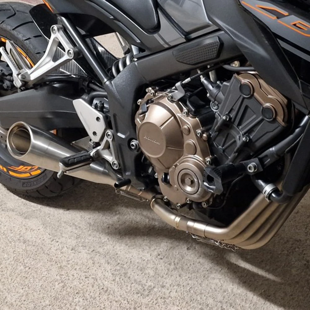 

Для CBR650 CB650R CB650F CBRR650F комплект передних соединительных труб скольжения на выхлопную трубу глушителя 51 мм 2014-2023