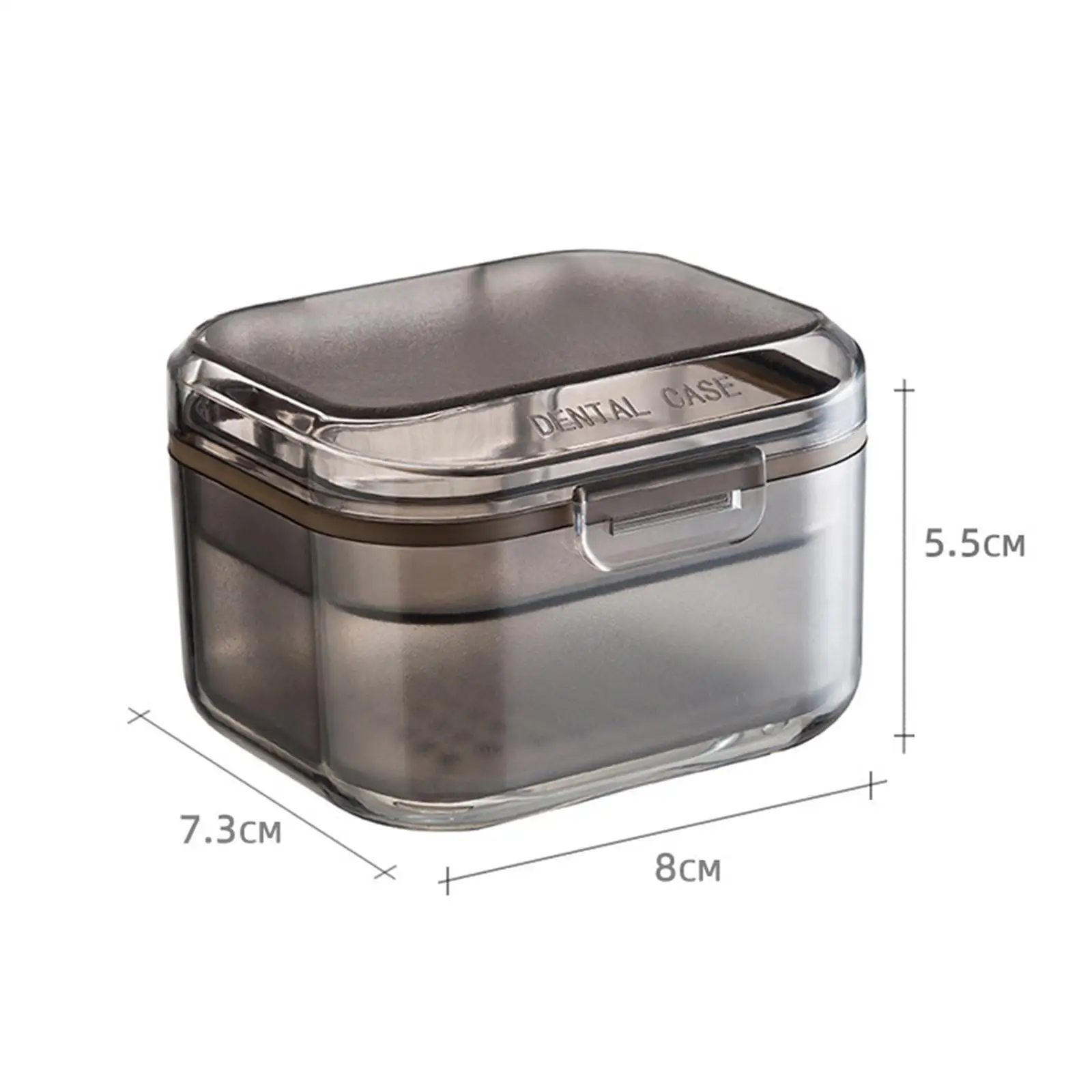 علبة أسنان مكونة من ثلاث طبقات مع صندوق تنظيف الأسنان الصناعية لأساسيات المنزل