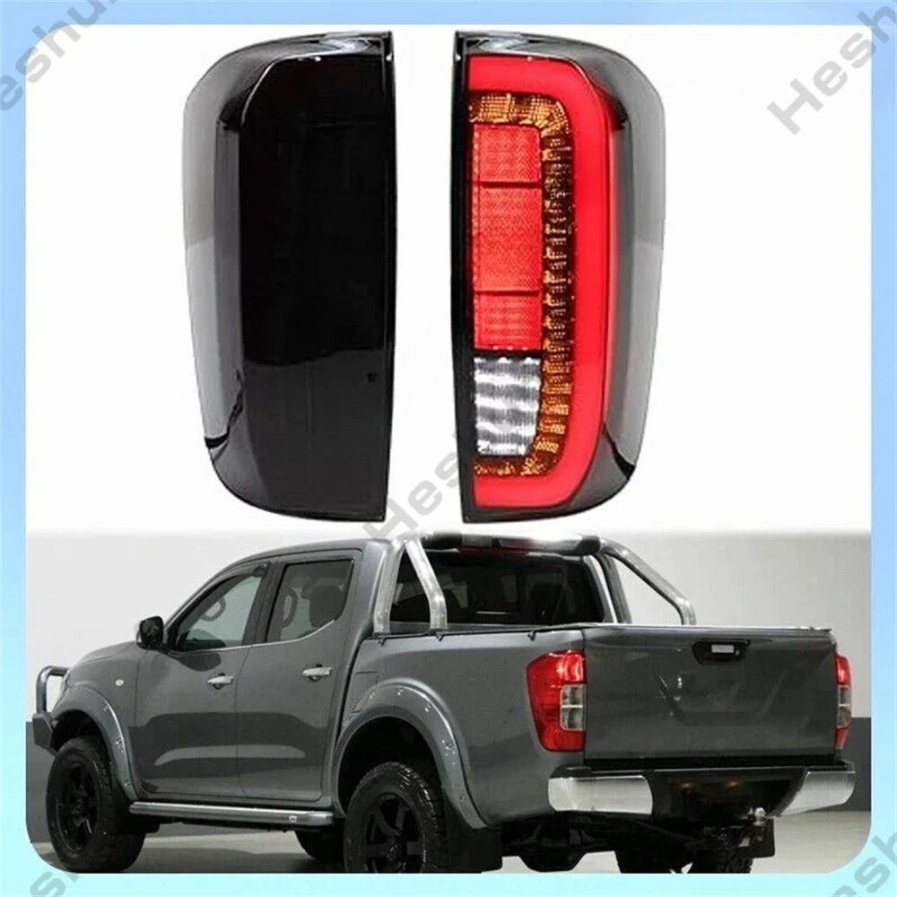Pair LED Taillights For Nissan Navara NP300 D23 Frontier 2015 2016 2017 2018-2021 Taillamp Rear Lamp Brake Fog Turn Signal Light