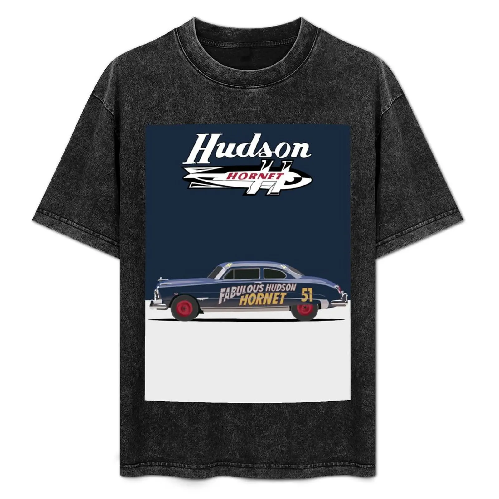 

Hudson Hornet Illustration T-Shirt Water Resistant Casual T-Shirt