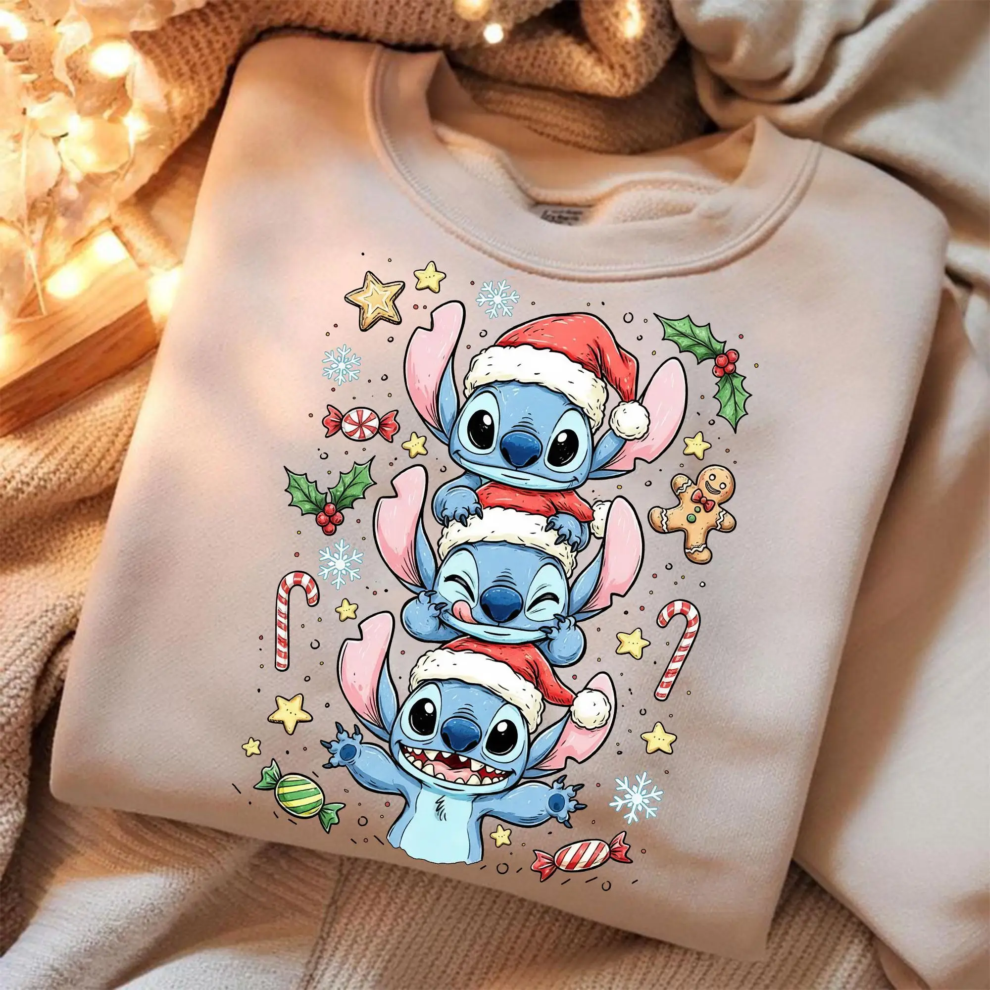 Retro Blue Monster Cartoon Character Png, Grunge Christmas Alien Cartoon Movie Png, Holiday Shirt Png, Merry Stitchmas Png