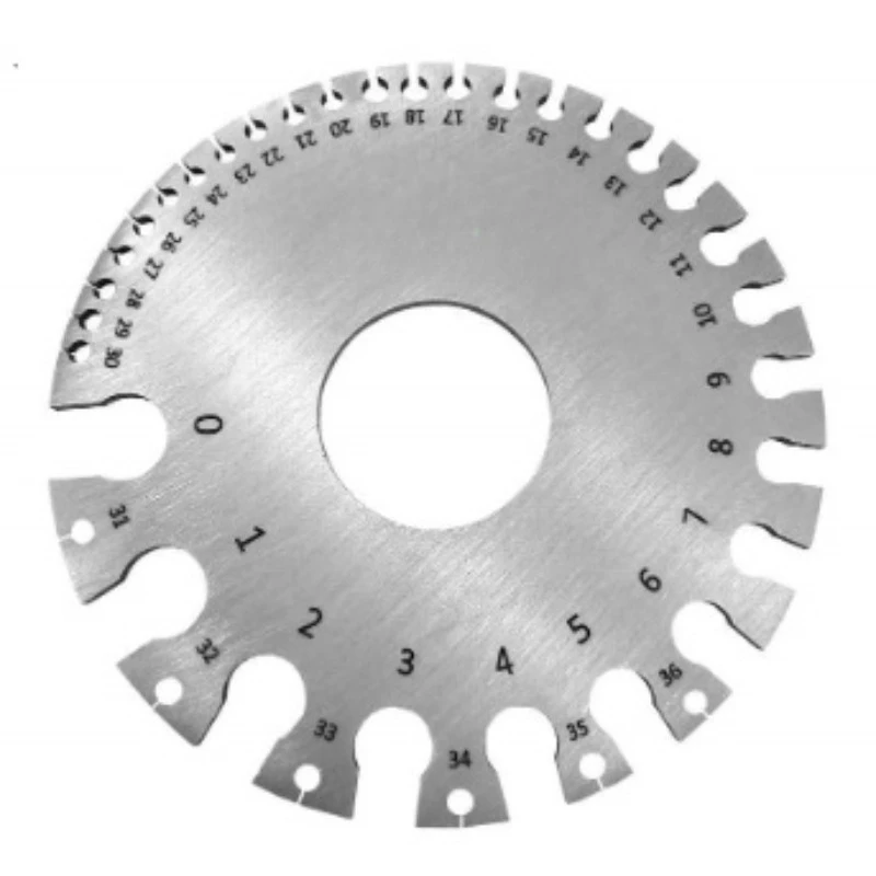 Weld inspection ruler Thickness ruler, inspection gauge Weld measurement tool Stainless steel measuring tool