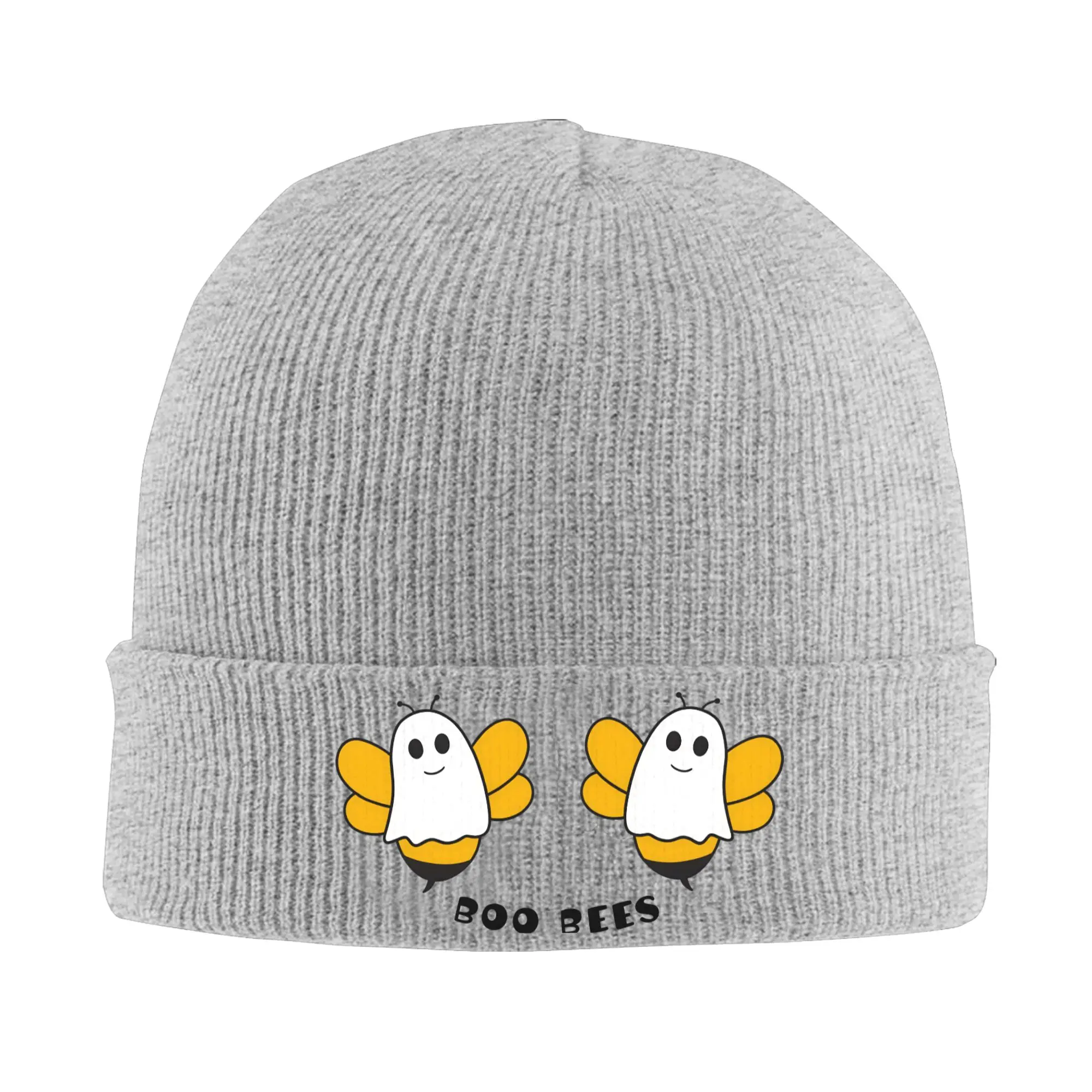Boo Bees Beanie Hats  Bonnet Hats Men Women Unisex Cool Hippie Skullies Beanies Spring Design Warm Caps