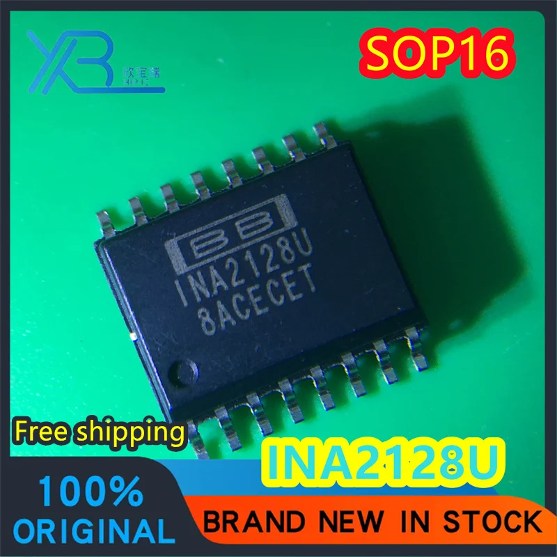 

(5/50 pieces) INA2128U original INA2128UA low power instrumentation amplifier SOP16 spot delivery fast Free shipping