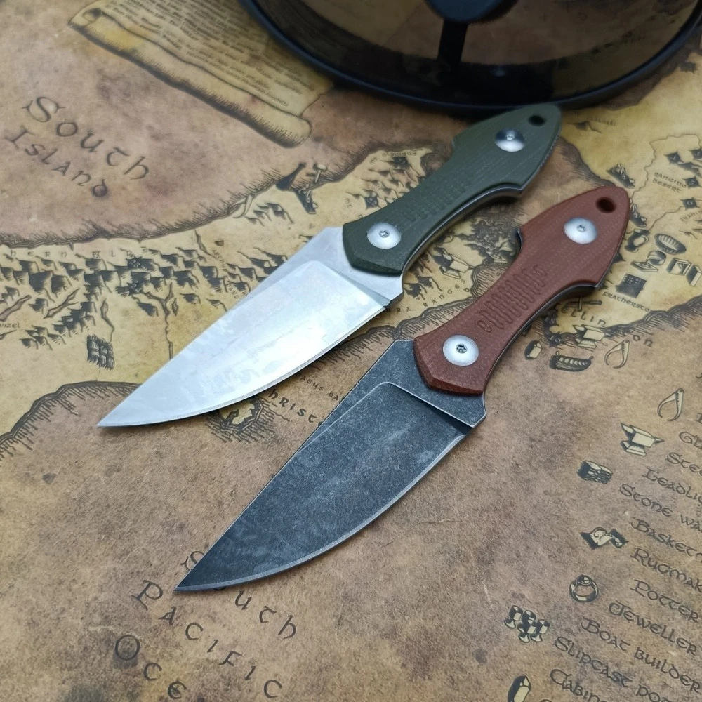 

Lightweight Mini Straight Knife Tactical Camping Survival Cutting Knife Multi-functional EDC Durable Outdoor Fishing Hiking Gear