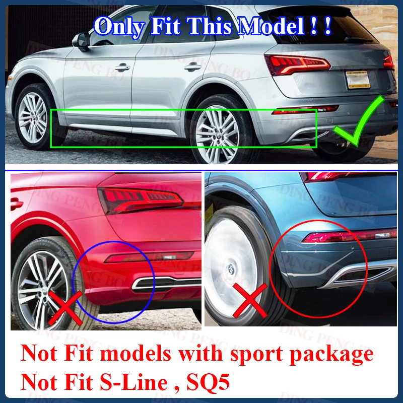 Car Mudflaps For Audi Q5 FY 2018 2019 Mud Flaps Splash Guards Mudguards Mud Flap Front Rear Fender Protector