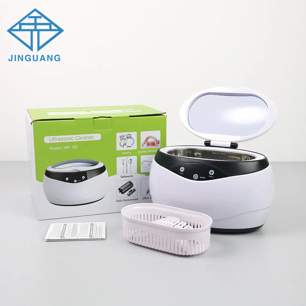 

650ML Ultrasonic Cleaner Bath For Household Jewelry Ultrasonic Cleaning Machine Wash Denture Jewelry Watch Manicure Nail Tools