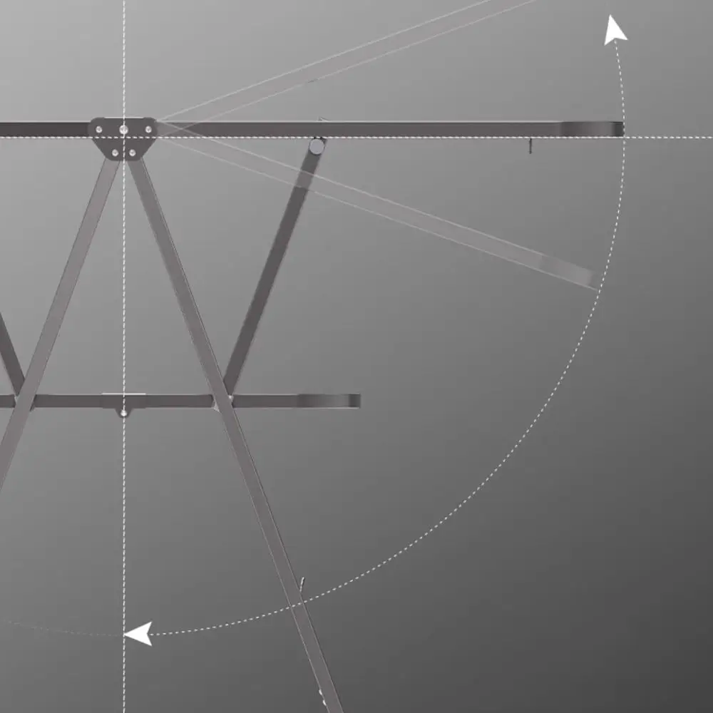 Compact Folding Clothes Drying Rack, 1.6m Tall, Space-Saving Indoor Hanger Stand