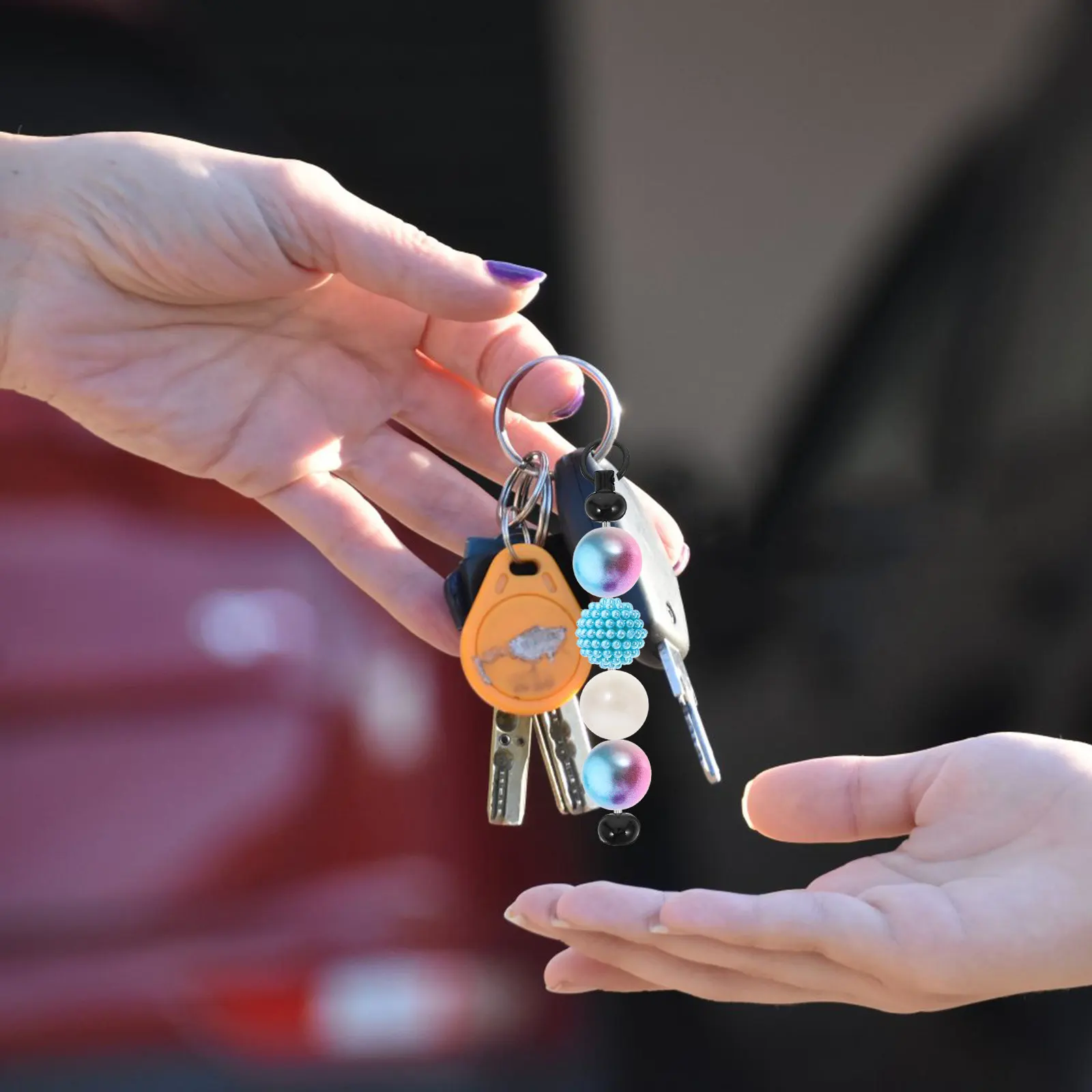 

20 шт. заготовок для брелоков под бусины, металлические кольца-держатели для брелоков, для рукоделия, изготовления украшений, аксессуары для брелоков-подвесок