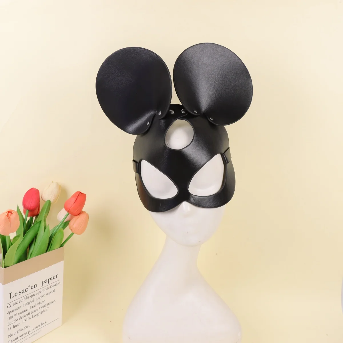 女性用レザーマスク、動物ハーフフェイスマスク、パーティー、カーニバルマスク、仮面舞踏会、コスプレ用品アクセサリー