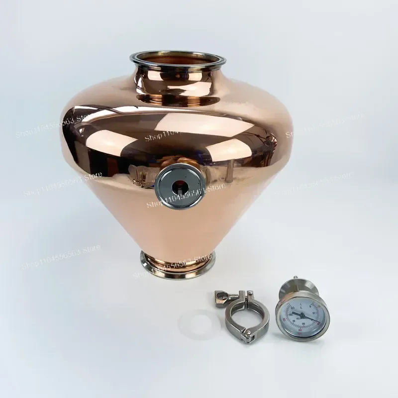 Pure Copper Distillation Onion Dome 310mm 12L for Whisky Brandy Making, 2mm Thickness for Home Distiller