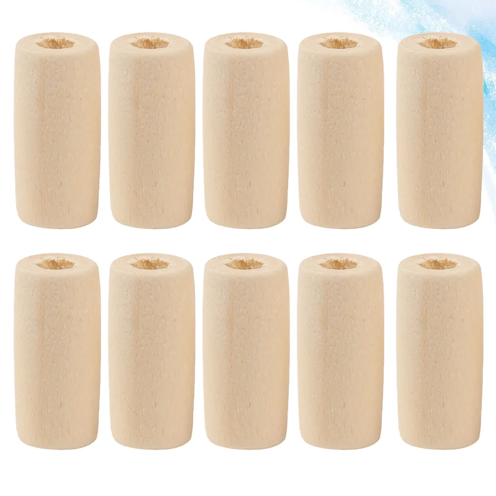 

100 PCS Dowels Unfinished Wooden Beading Material Beads for Crafts Gasket Cake Tiered Cakes