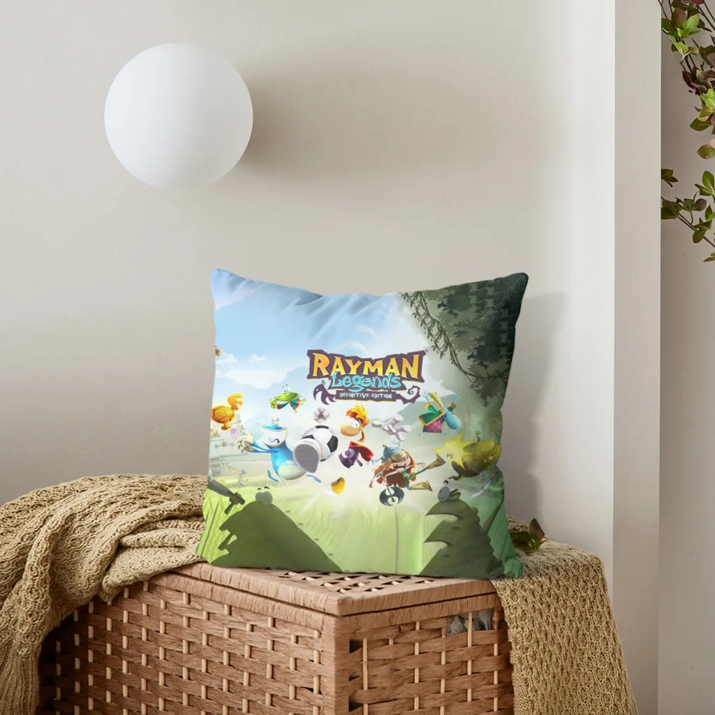 غطاء وسادة مع جلد الخوخ لأريكة غرفة المعيشة ، 45x45 ، شخصيات كارتونية ، لعبة ، للمنزل ، غرفة النوم