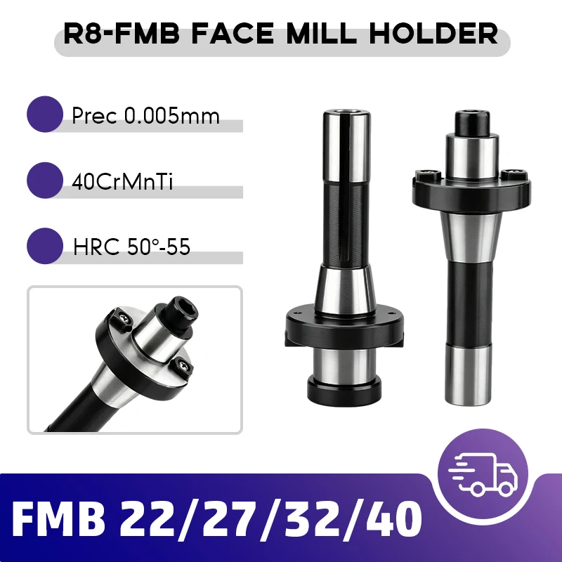 R8 FMB CNC Milling Face Mill Tool Holder M12 Metric FMB22 FMB27 FMB32 FMB40 7/16 Imperial for BAP400R BAP300R EMR5R