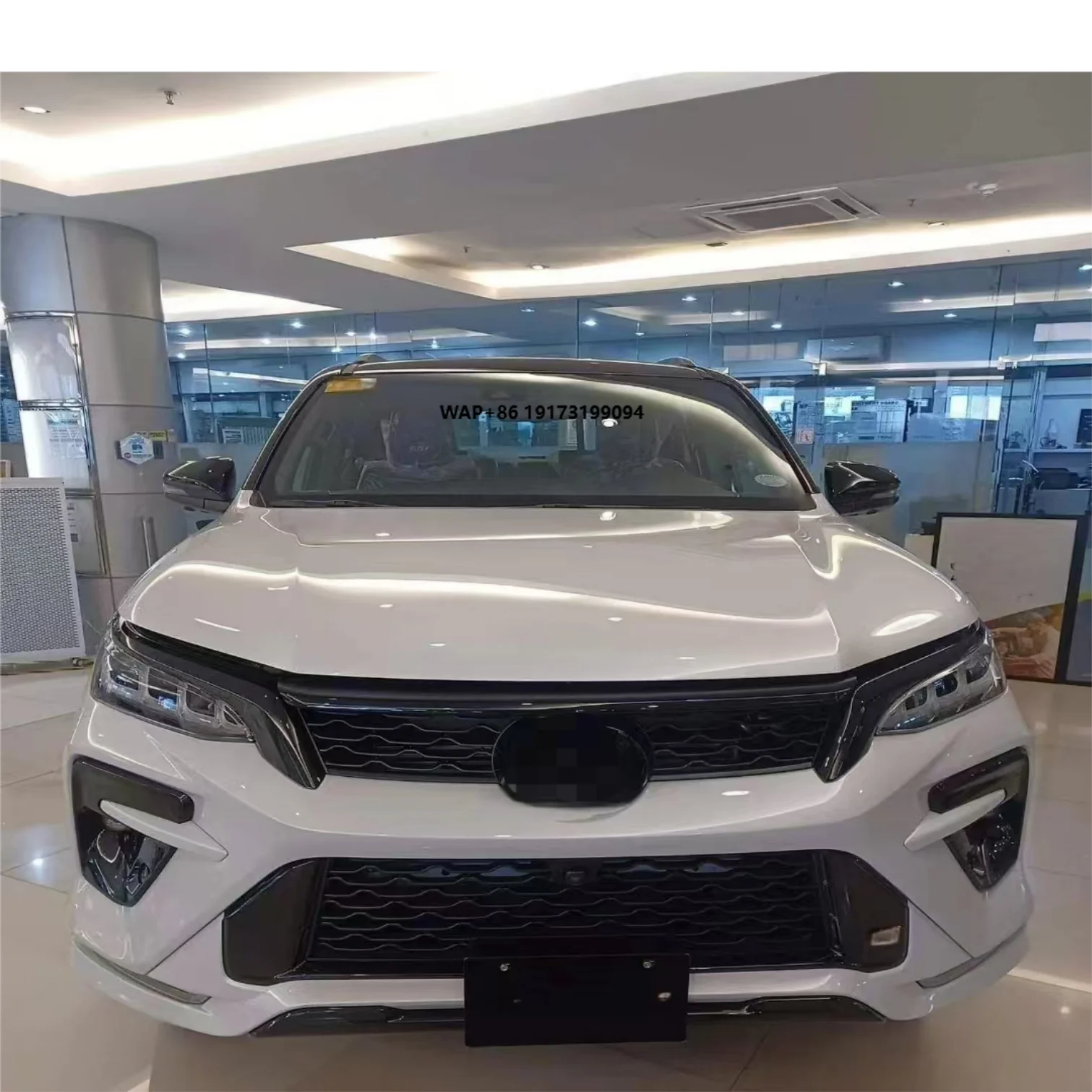 

2016-2020 Fortuner + Legender Body Kits New Bumper Guard Grille Headlight Taillight with Tow Hook Upgrade to 2020+