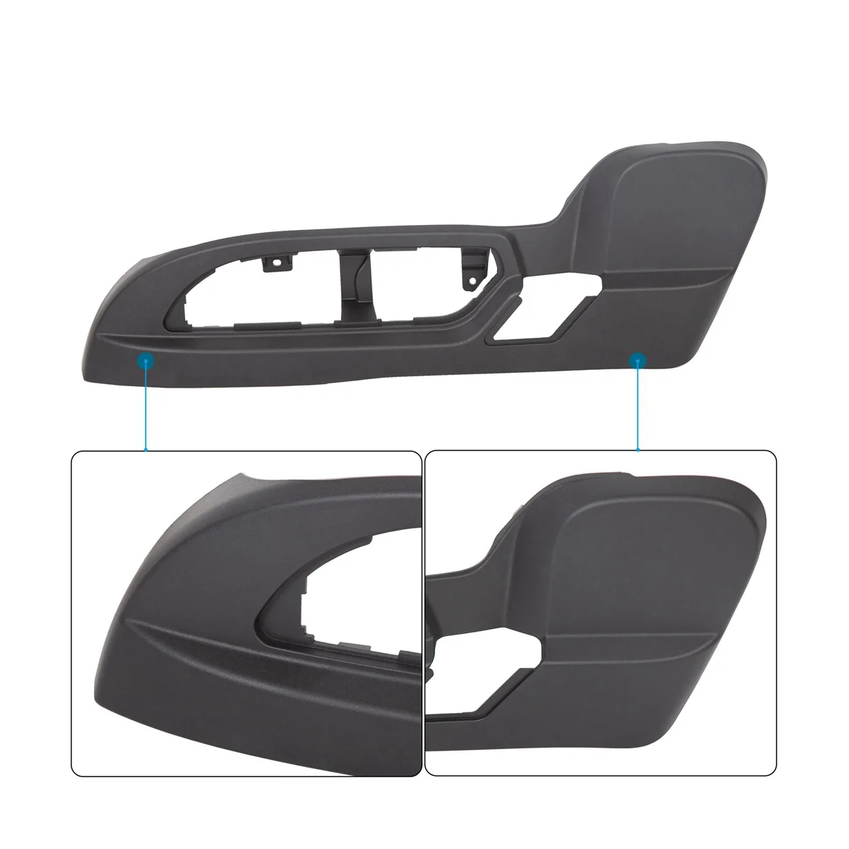 Black Driver Seat Switch Bezel Trim for GMC Acadia Traverse Enclave 2009-2017 25941769