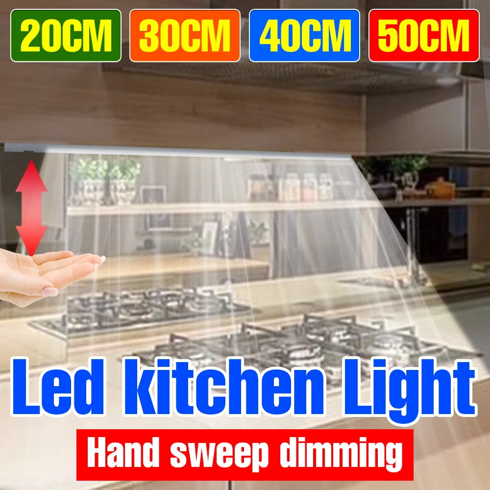 

USB-светильники для шкафа, светодиодная подсветка под шкаф, 5В, с датчиком взмаха руки, для кухни, спальни, гардероба, гостиной, декоративное освещение