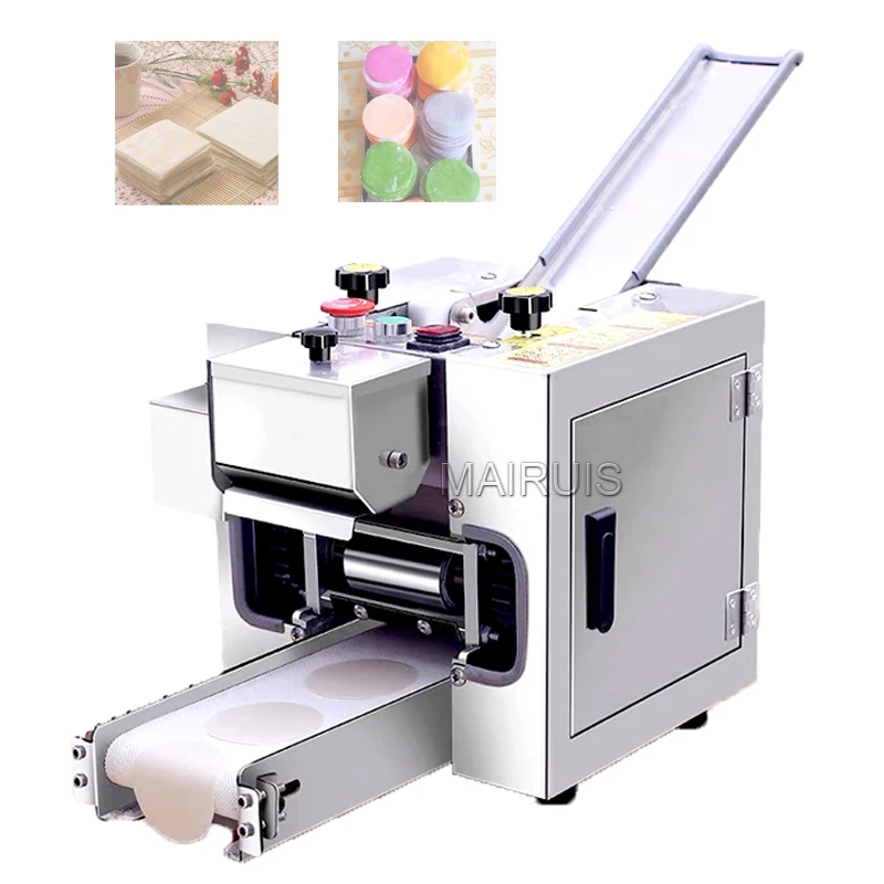 Dumpling Rolling Machine Automatic Dough Slicer  Skin Maker Commercial Home Empanada Rolling Machine  220V