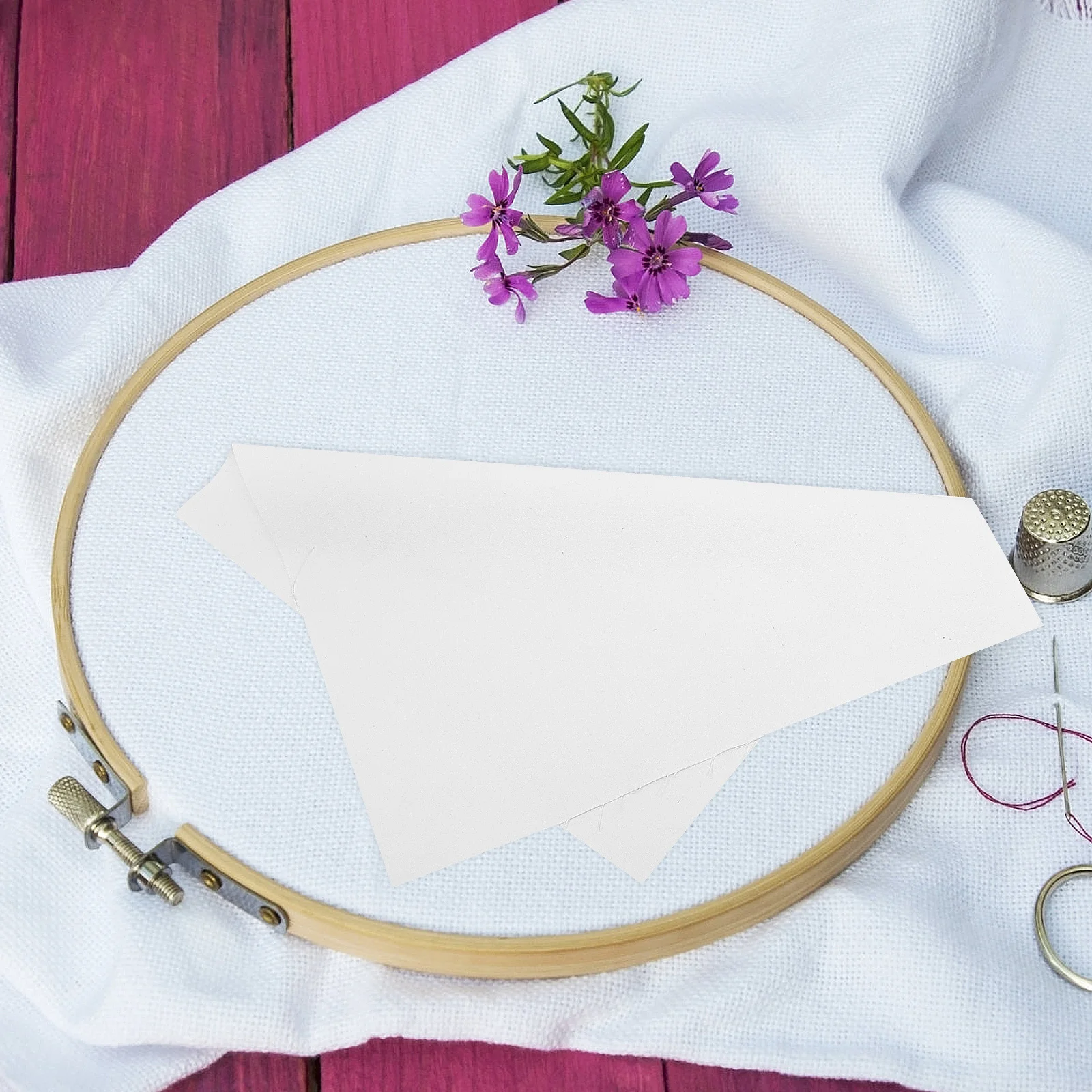 

12 Sheets Embroidery Cloth Cross Stitch Fabric Soft Cotton Gridding Cloth Easy Roll Portable for DIY Sewing Crafts