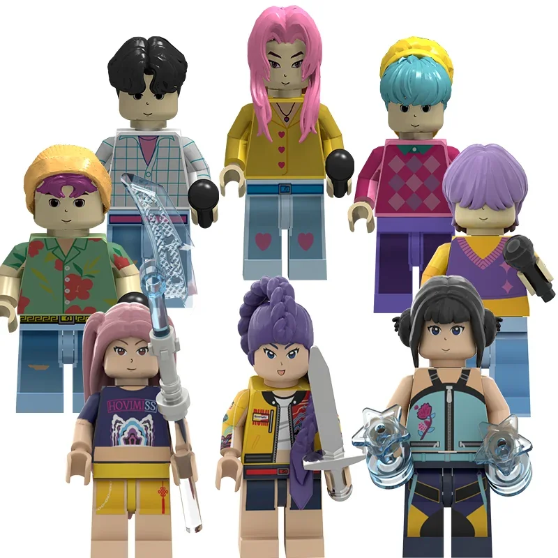 

New product: KPop Demon Hunters Building Blocks, Rumi Assembly Model Doll, Building Blocks Toy