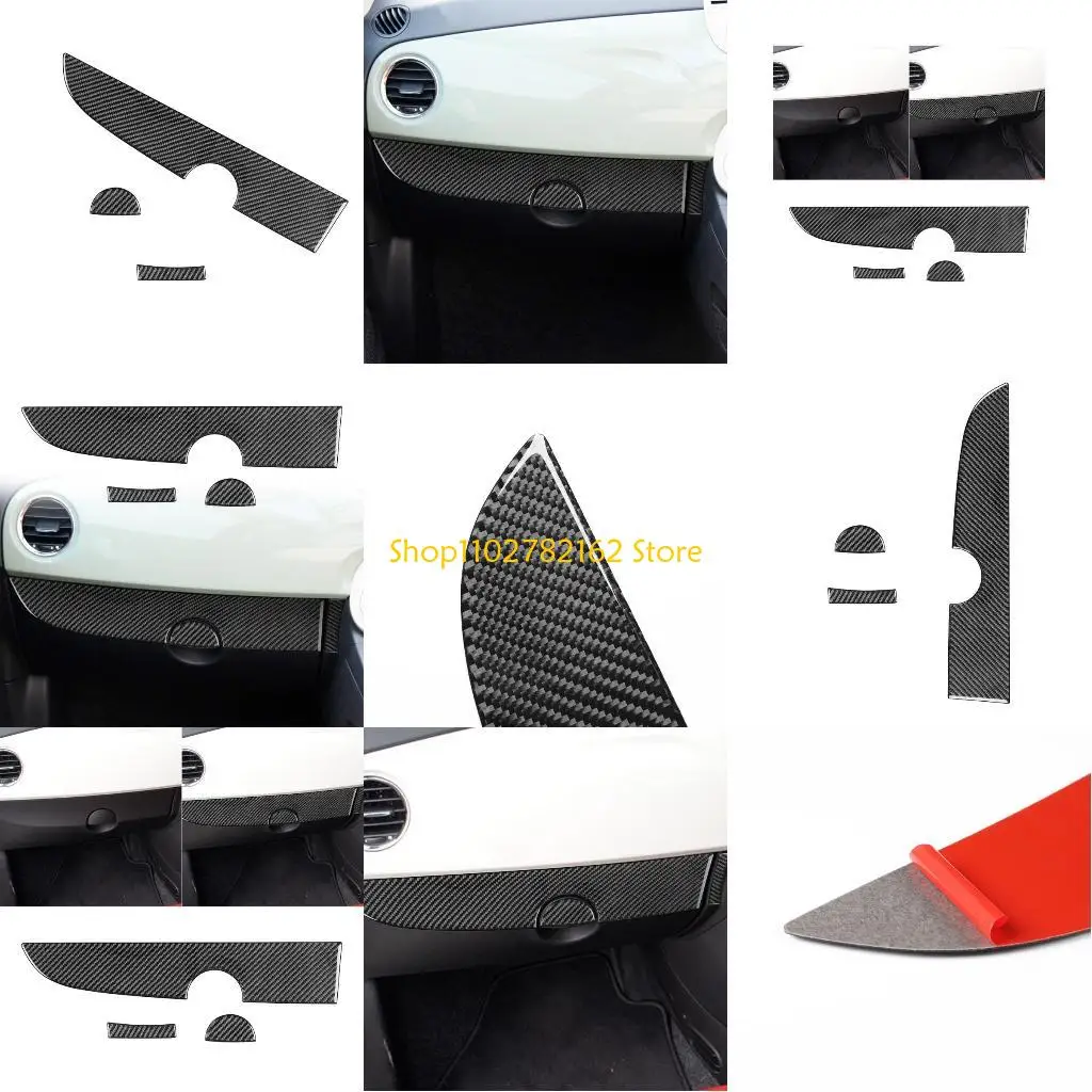 

547B Накладки на приборную панель автомобиля, наклейки на панель для 500 2012-2015, автоаксессуары