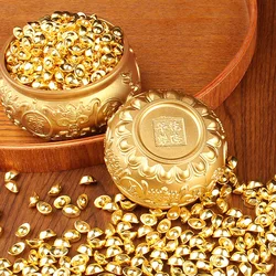 Cornucopia Feng Shui Treasure Bowl Brass Copper Wealth Figurine Attract Wealth Treasure Bowl With Gold Ingots Home Decor Crafts