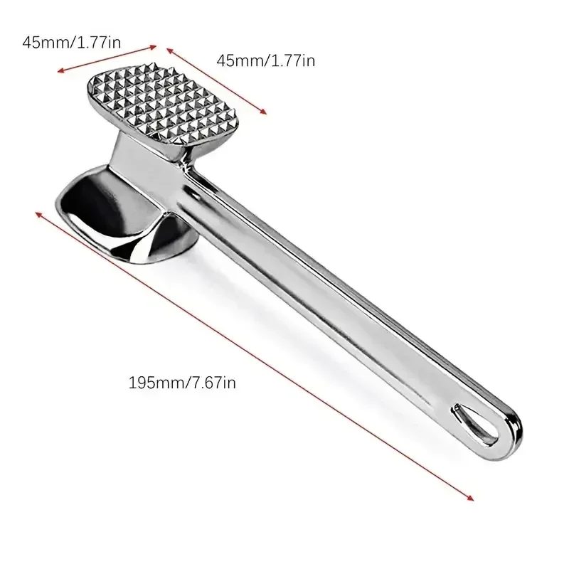 1Pcs Kitchen Double-sided Meat Hammer Kitchen Gadgets and Accessories  Cooking Accessories  Kitchen Accessories image 3