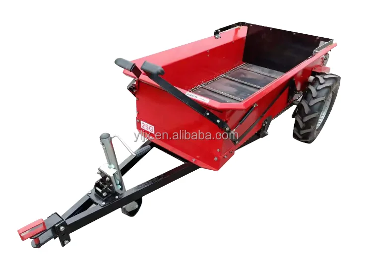 atv wheel-driven Manure fertilizer spreader