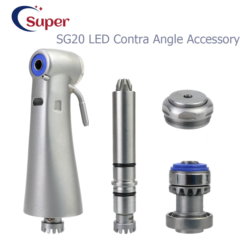 Dental implant Contra Angle Handpiece accessories Cartridge Rotors Middle gear Cap for NSK SG20L Led Fiber Optic handpiece