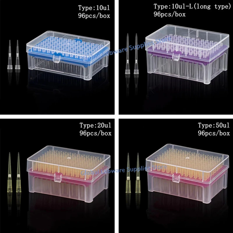 Imagem -03 - Conjunto Laboratório 10ul 10ul-l 20ul 50ul 100ul 200ul 300ul 1ml 5ml 10ml Plástico Pipettor Ponta Doos Encontrou Pipet Filtro Dicas Voor Experimento 1