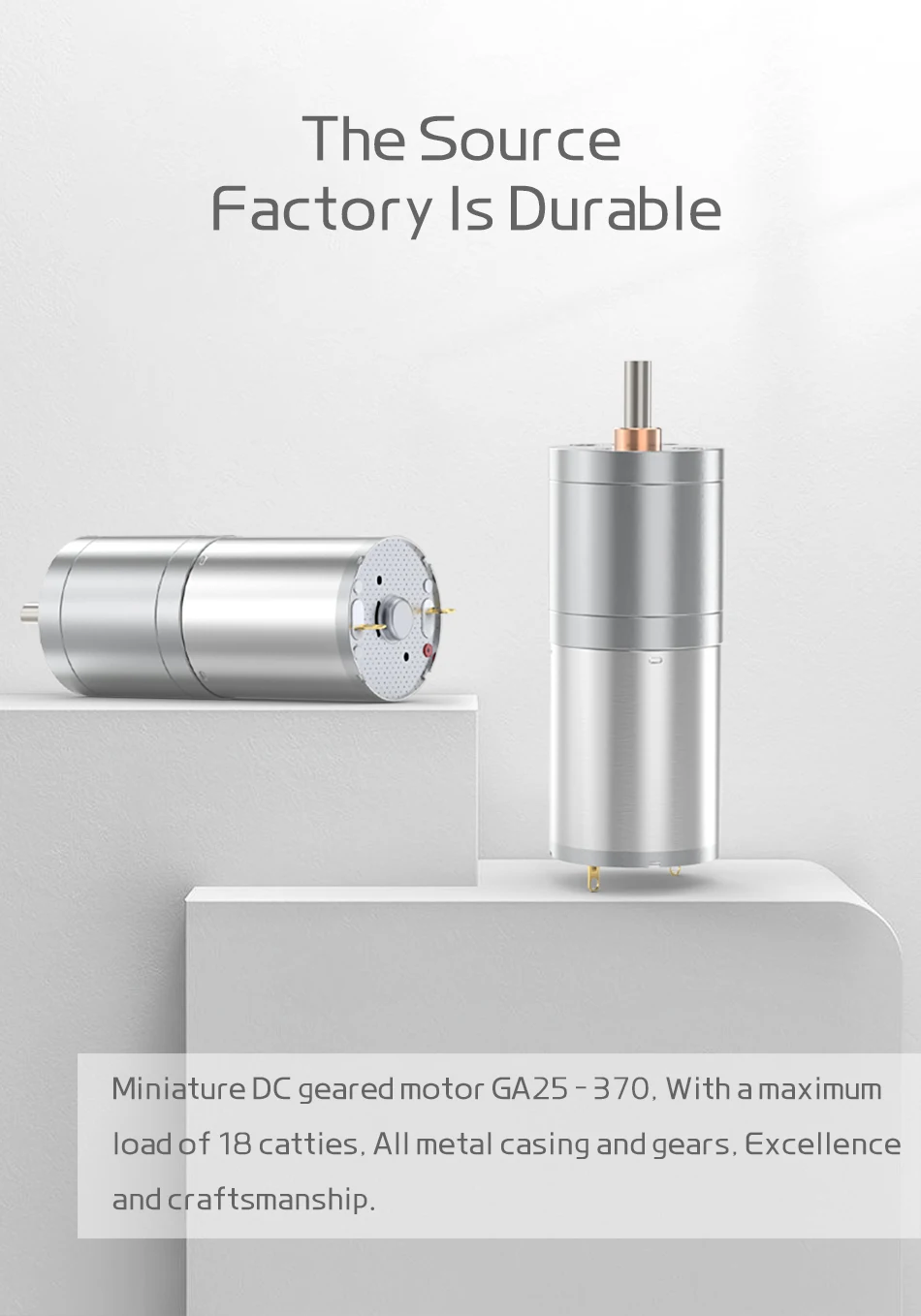 JGA25-370 Miniatur-Gleichstrom-Getriebemotor, 6 V ~ 12 V, 12 U/min ~ 1931 U/min, Miniatur-Gleichstrom-Geschwindigkeitsregelung, Motor mit hohem Drehmoment, kleiner Motor mit niedriger Drehzahl – Detail 7
