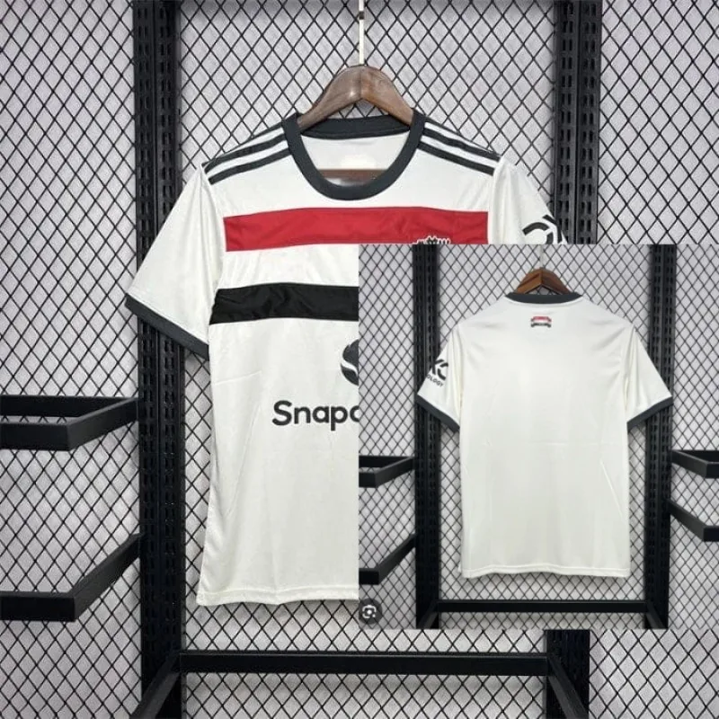 

MOTO-Manchester United 24/25 football jersey outdoor quick drying football jersey summer classic casual loose T-shirt