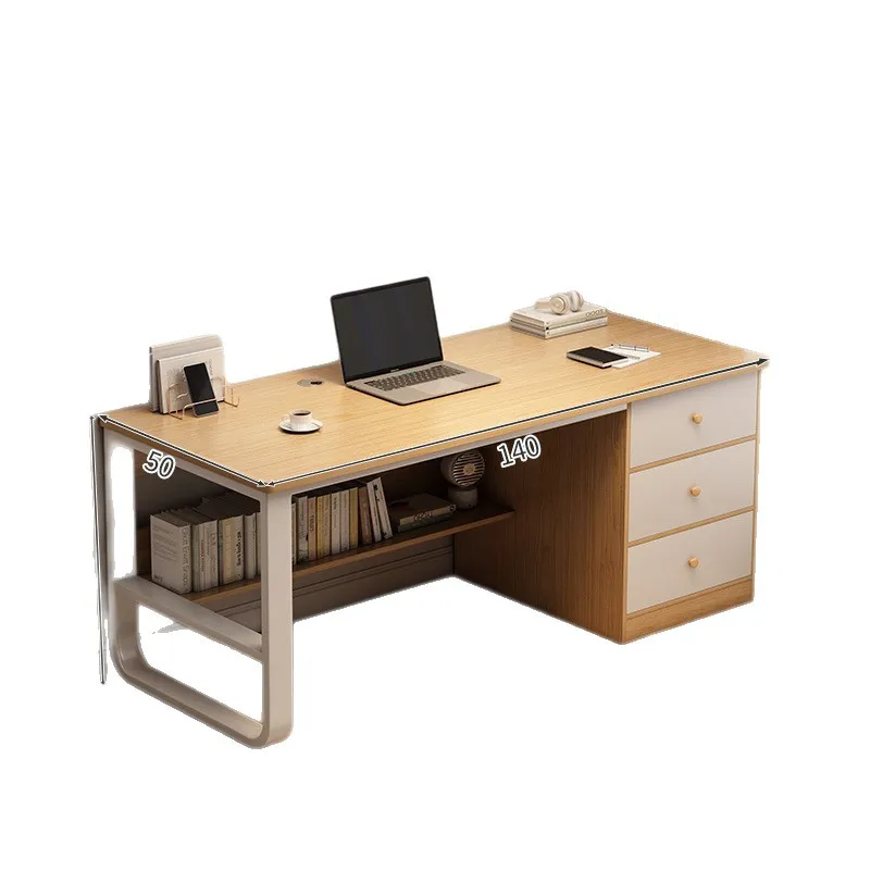 

integrated table Junior high school student High school student simple writing table with drawers to study