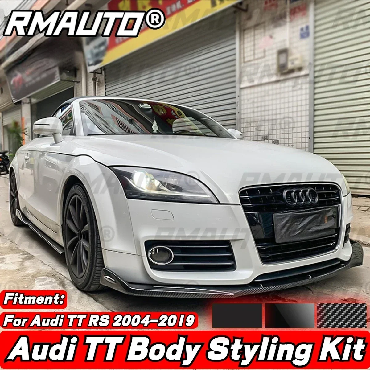 

RMAUTO комплекты кузова Audi TT, сплиттер переднего бампера, боковая юбка, защитный диффузор для Audi TT RS 2004-2019, внешняя деталь